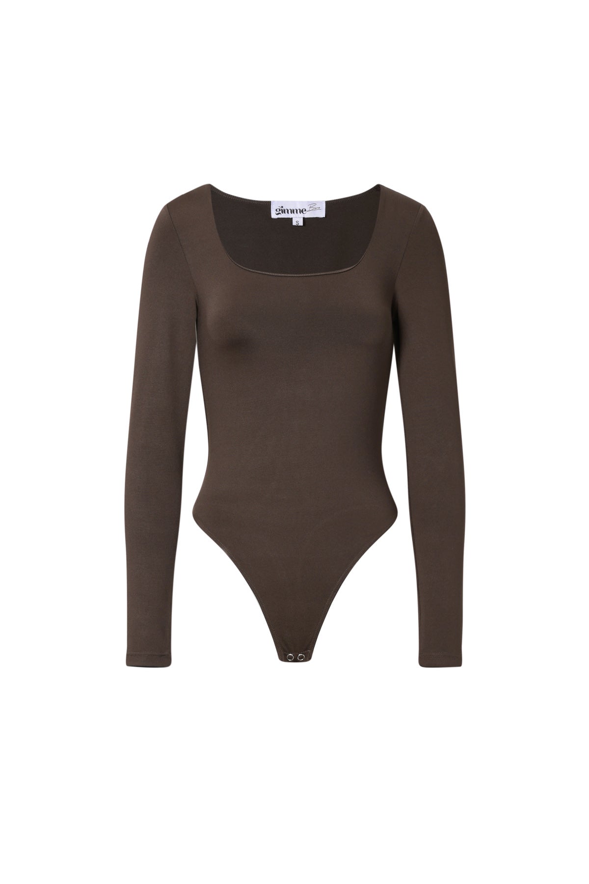 Strick-Nylon-Shapewear-Bodysuit Basis Einfarbig