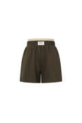Gestrickte Polyesterfaser Damen Casual Shorts Sporty Einfarbig