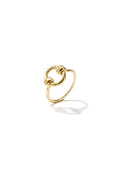 Minimalistischer Ring mit Kreis