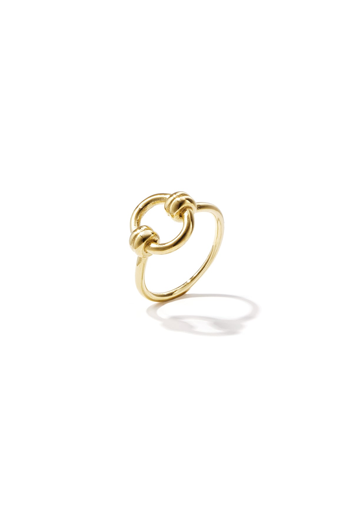 Minimalistischer Ring mit Kreis