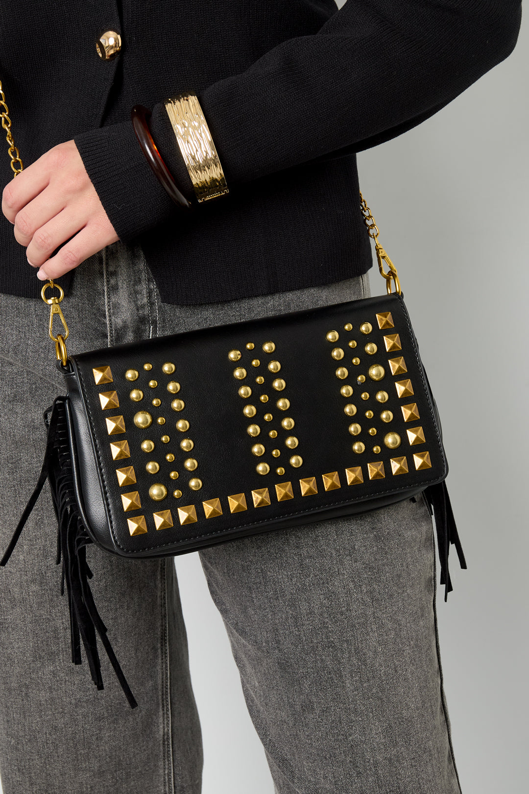 Schultertaschen Geometrisch Punk PU Alltagszubehör