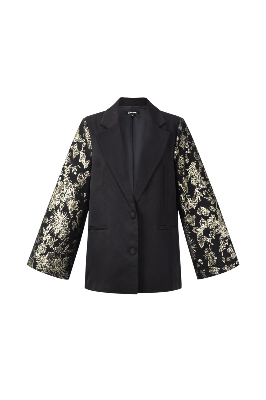 Gewebte Polyesterfasern Damenanzug Eleganter Blumenmuster 3-teiliges Set