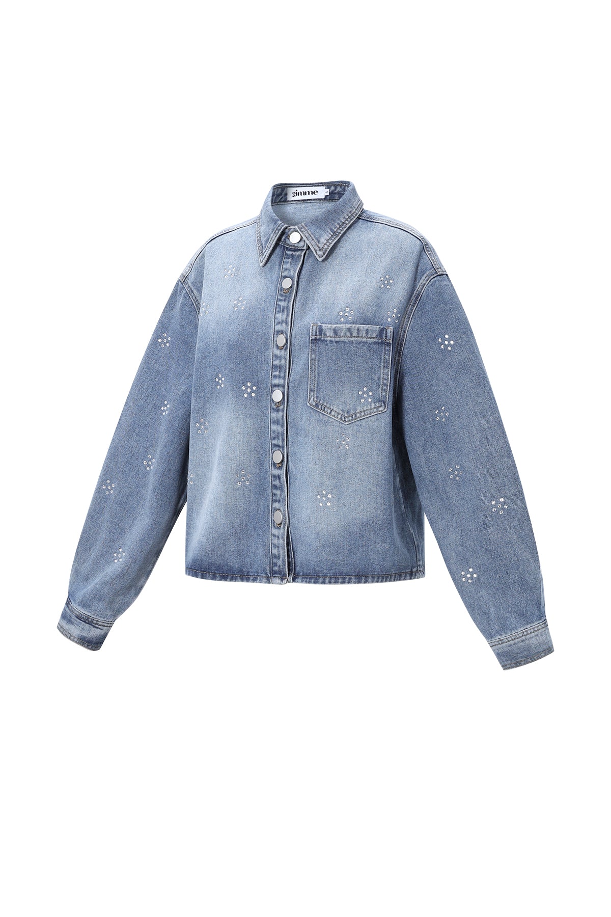 Strass-Jeansjacke