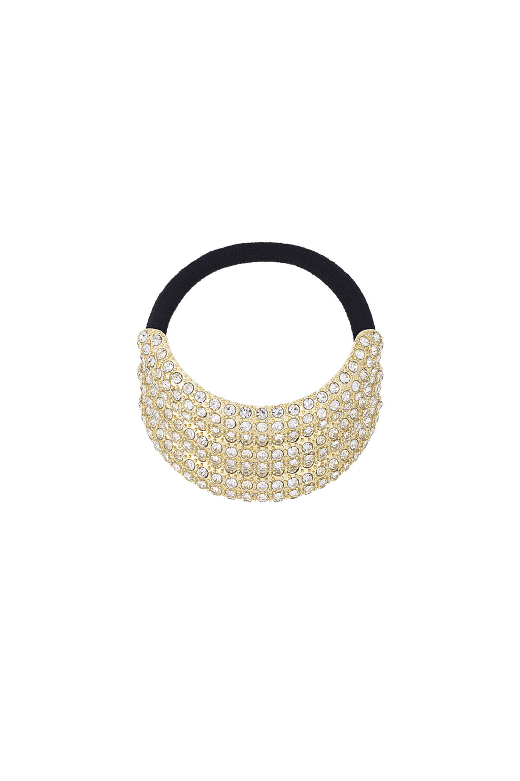 Elegantes leuchtendes Haargummi - Goldfarben