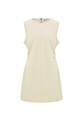 Baumwolle Damen Mini Kleid Ärmellos Bodycon