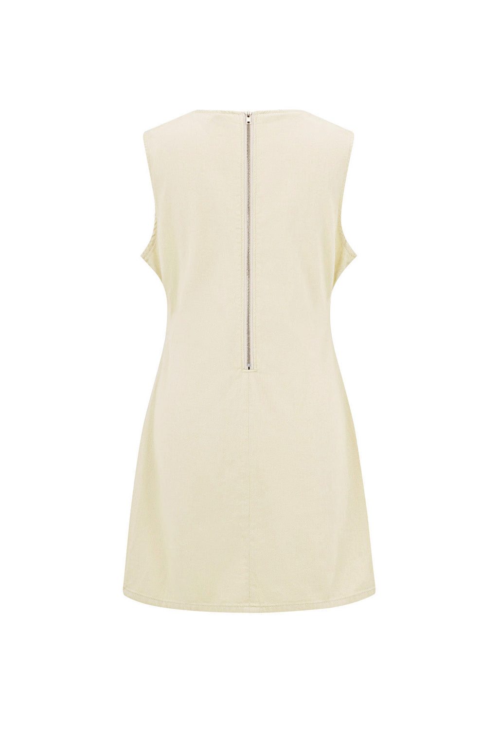 Baumwolle Damen Mini Kleid Ärmellos Bodycon