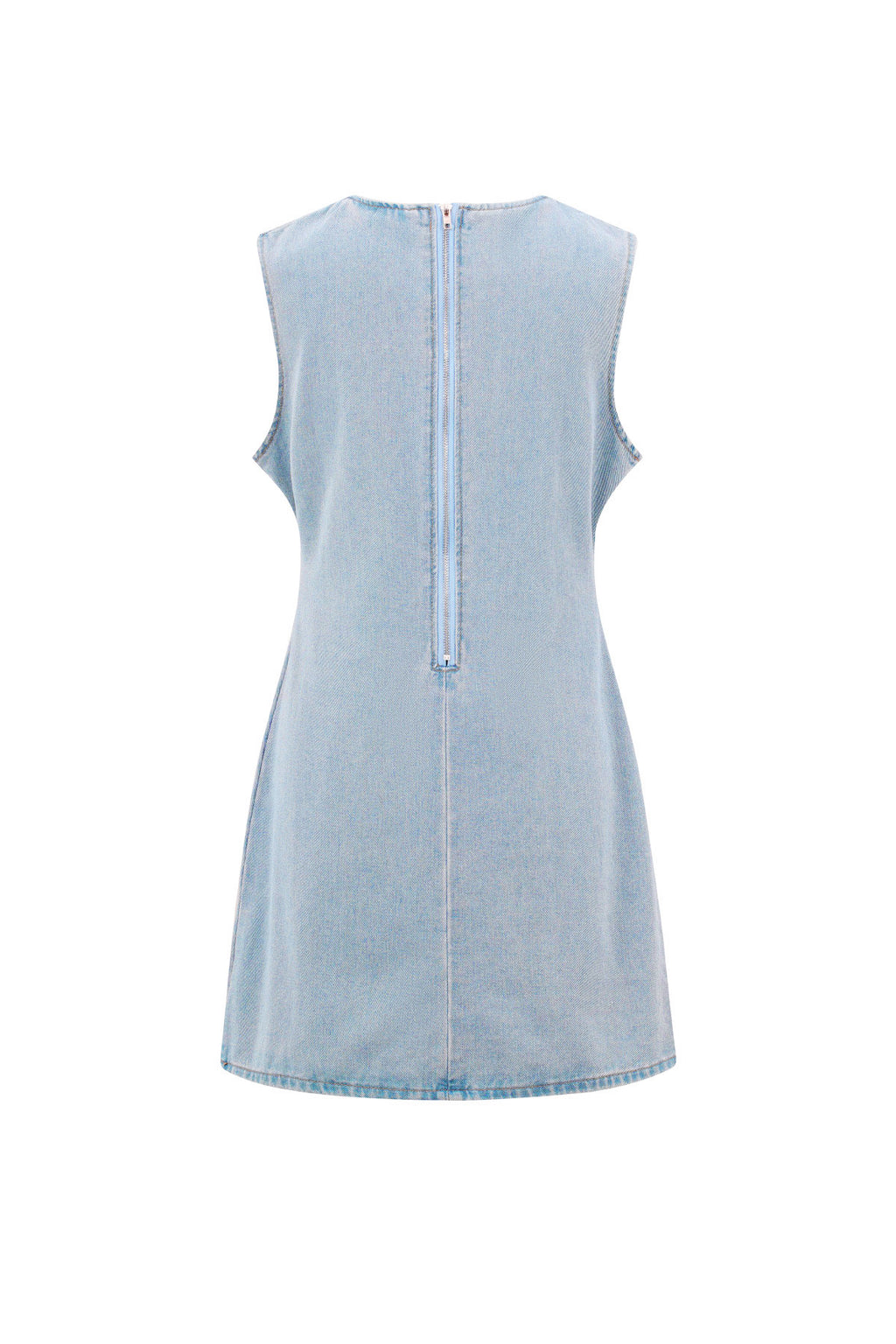 Baumwolle Damen Mini Kleid Ärmellos Bodycon
