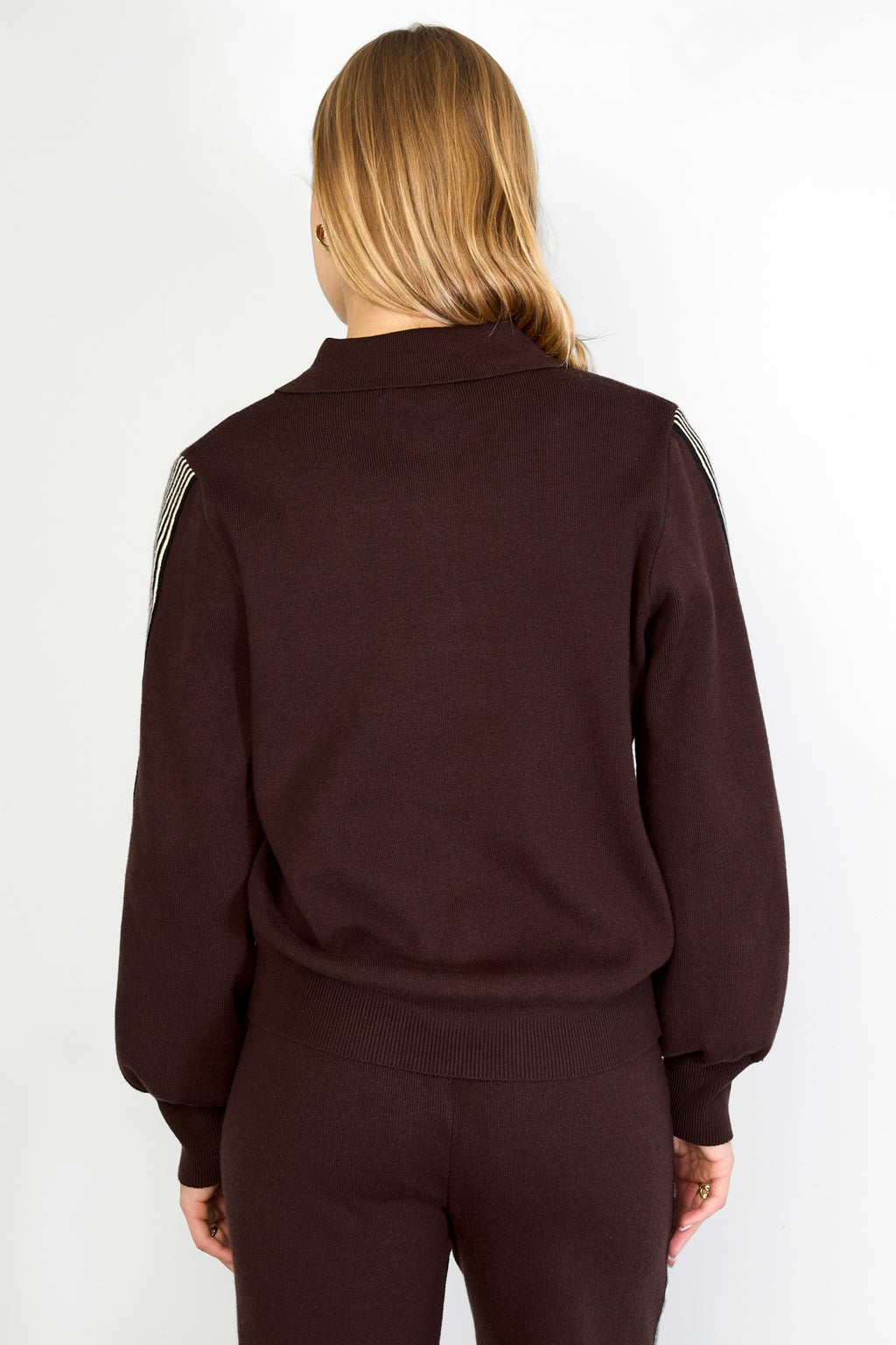 Strickpullover mit Streifen