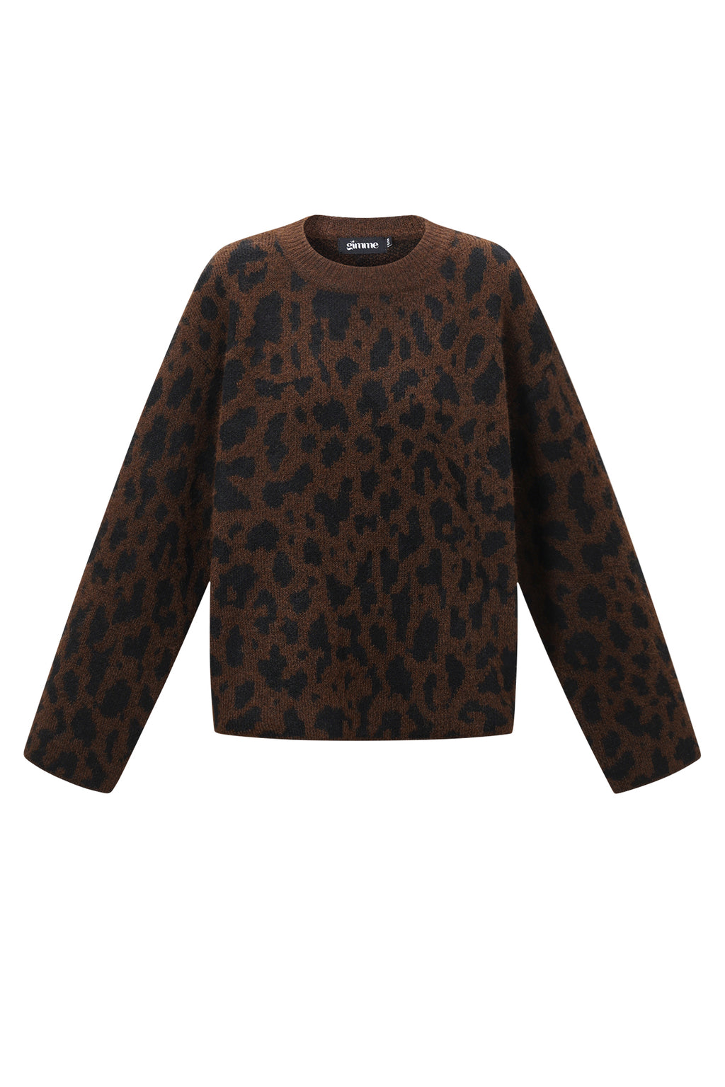 Leopardenmuster-Strickwaren
