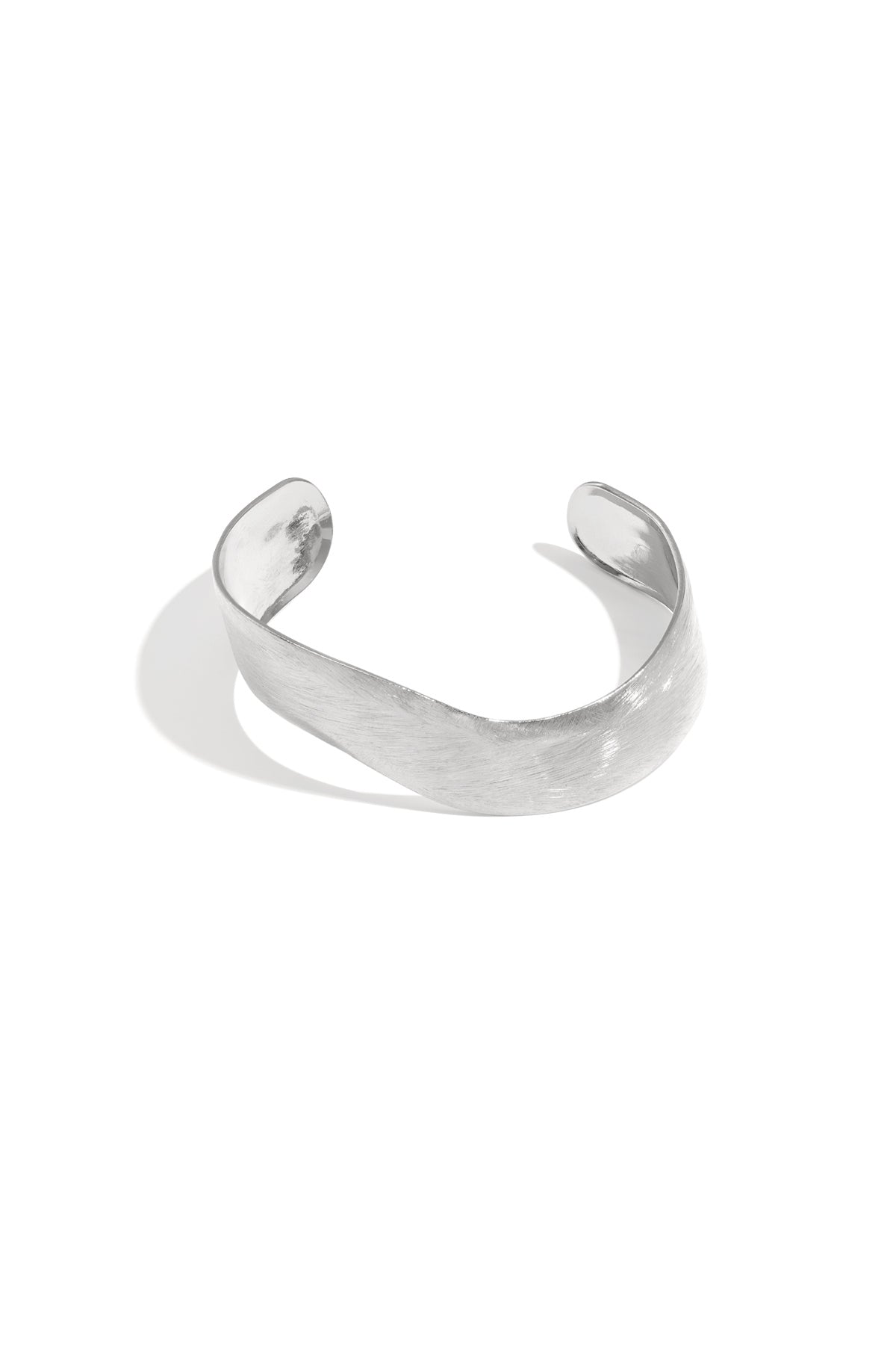 Armreifen aus Edelstahl, unregelmäßige Form, lässige und schlichte Serie, Damenschmuck