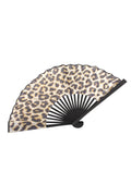 Faltfächer mit Leopardenmuster