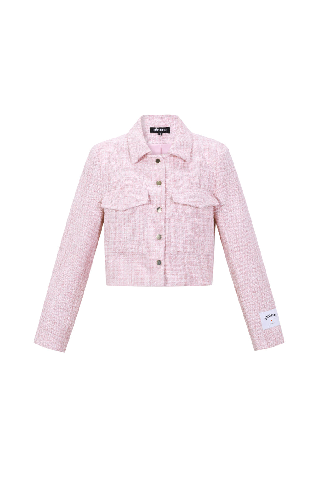Gewebte Polyesterfasern Damenjacke Elegantes Karomuster Statement