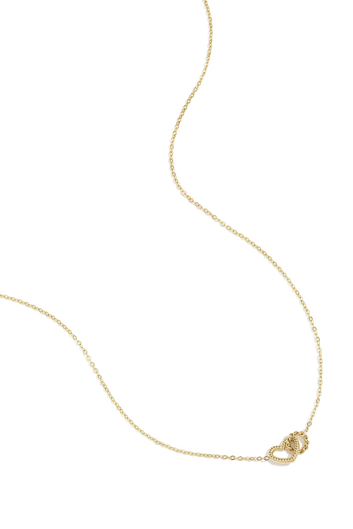 Halskette mit Herzanhänger aus Edelstahl, schlichte Serie „Alltagstauglich“, Damenschmuck