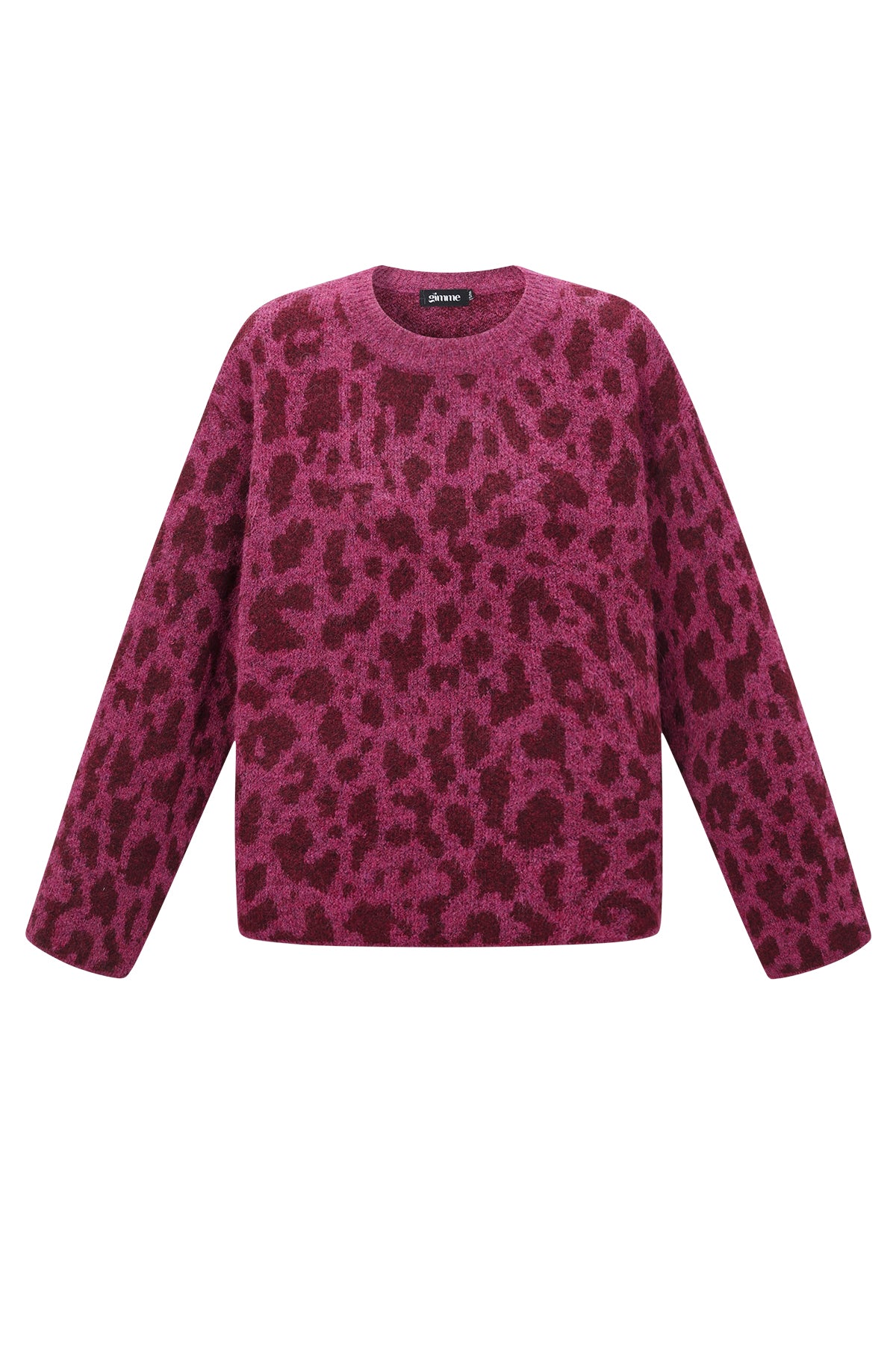 Leopardenmuster-Strickwaren