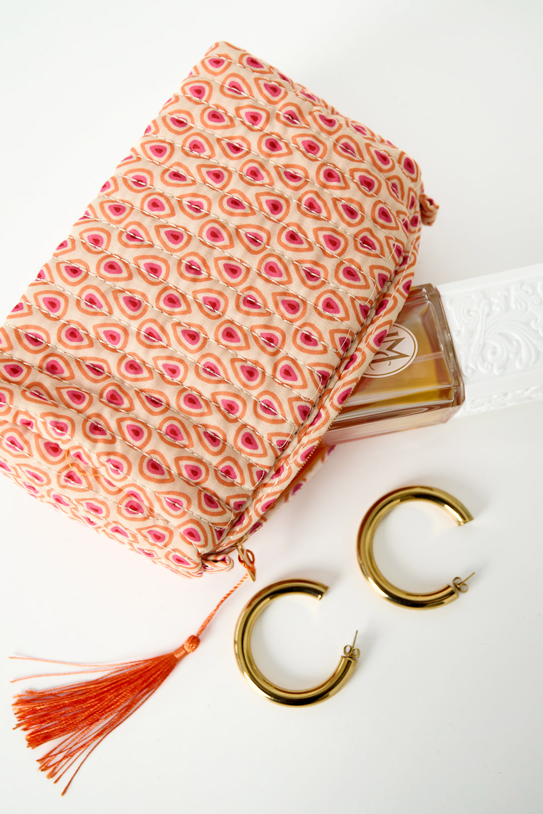 Kosmetiktasche mit Sommer-Vibe