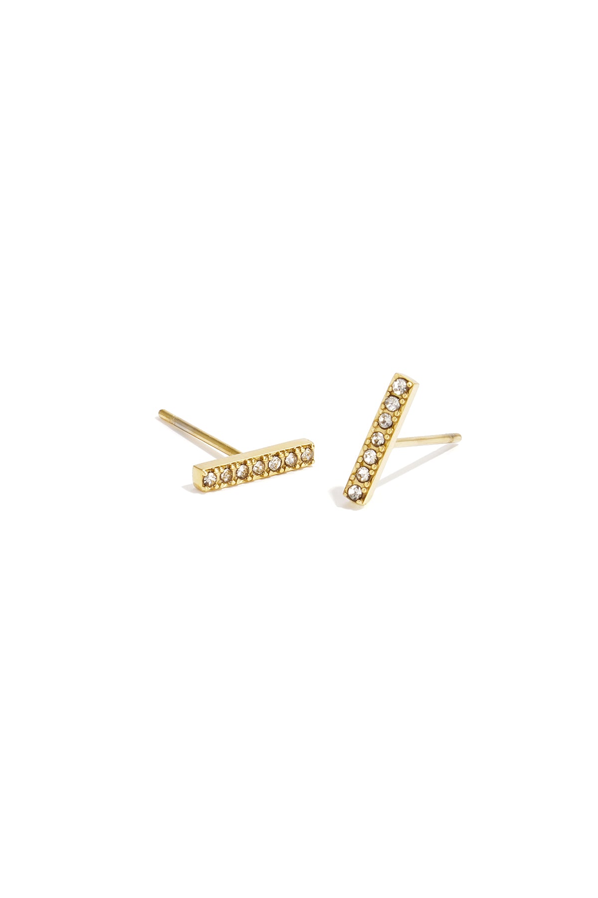 Ohrstecker aus Edelstahl, unregelmäßige Form, lässig-schlichte Serie, Damenschmuck