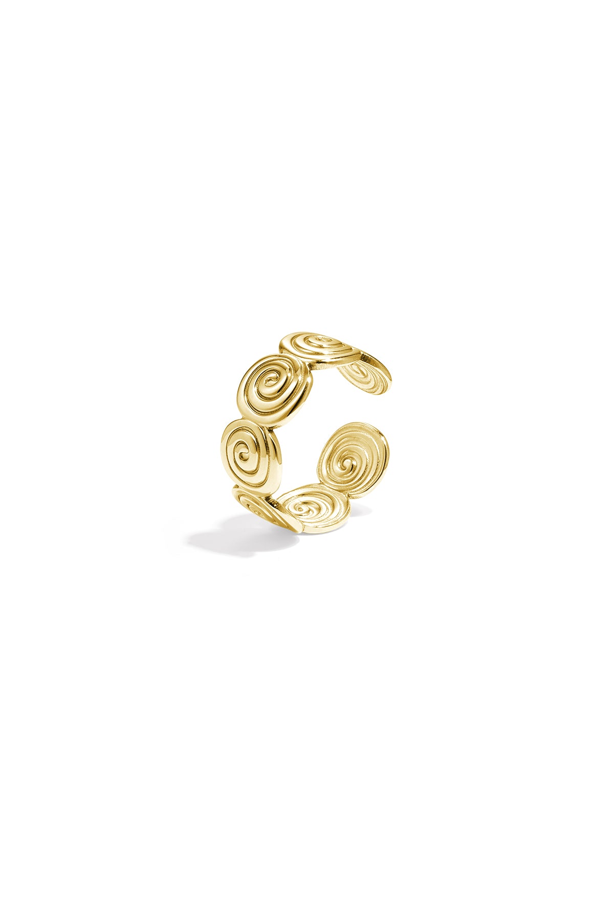 Minimalistische Ringe aus Edelstahl, rund, lässig-schlicht, für Damen – Schmuck aus der Serie „Casual Daily Simple“.