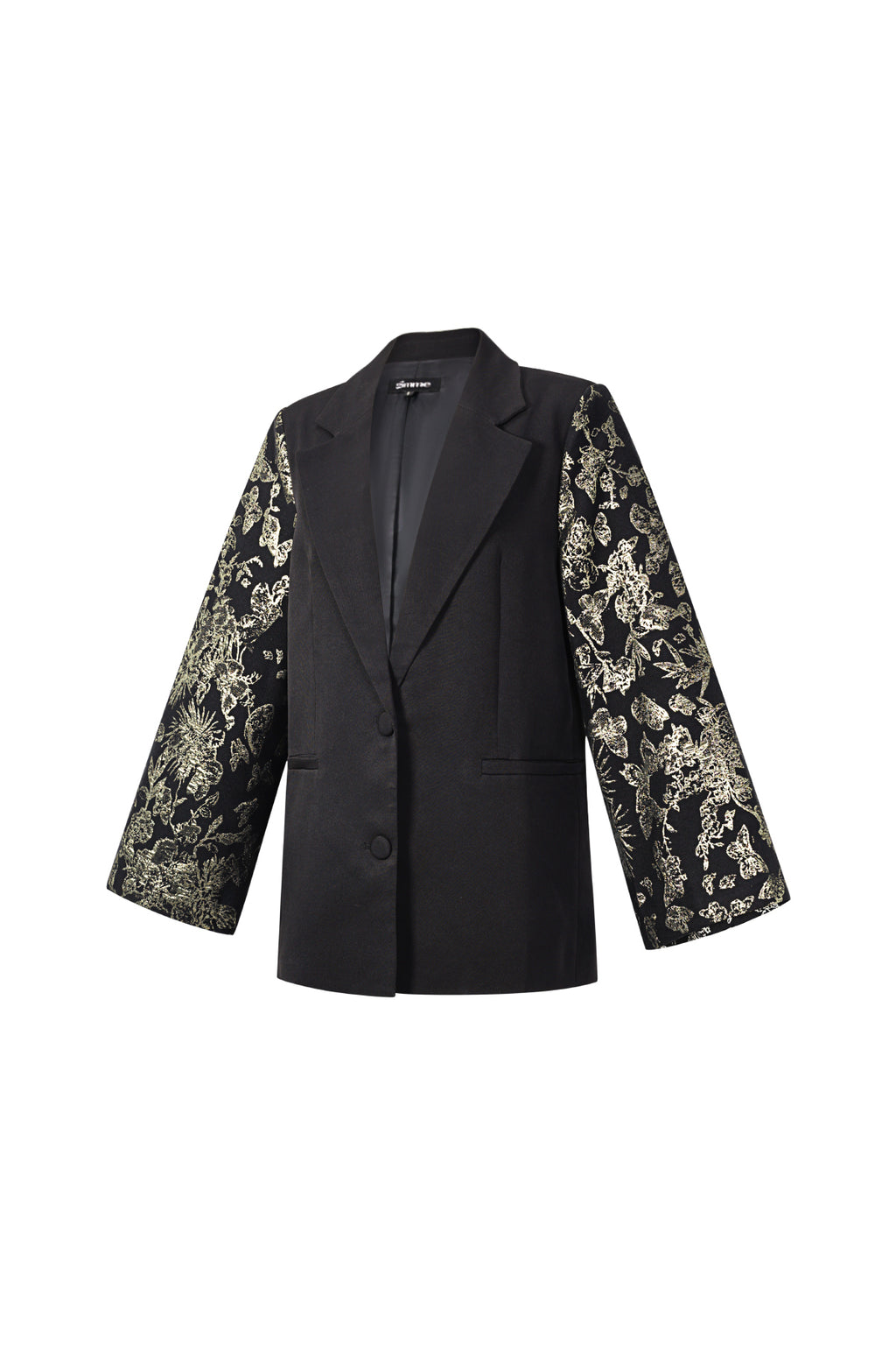 Gewebte Polyesterfasern Damenanzug Eleganter Blumenmuster 3-teiliges Set