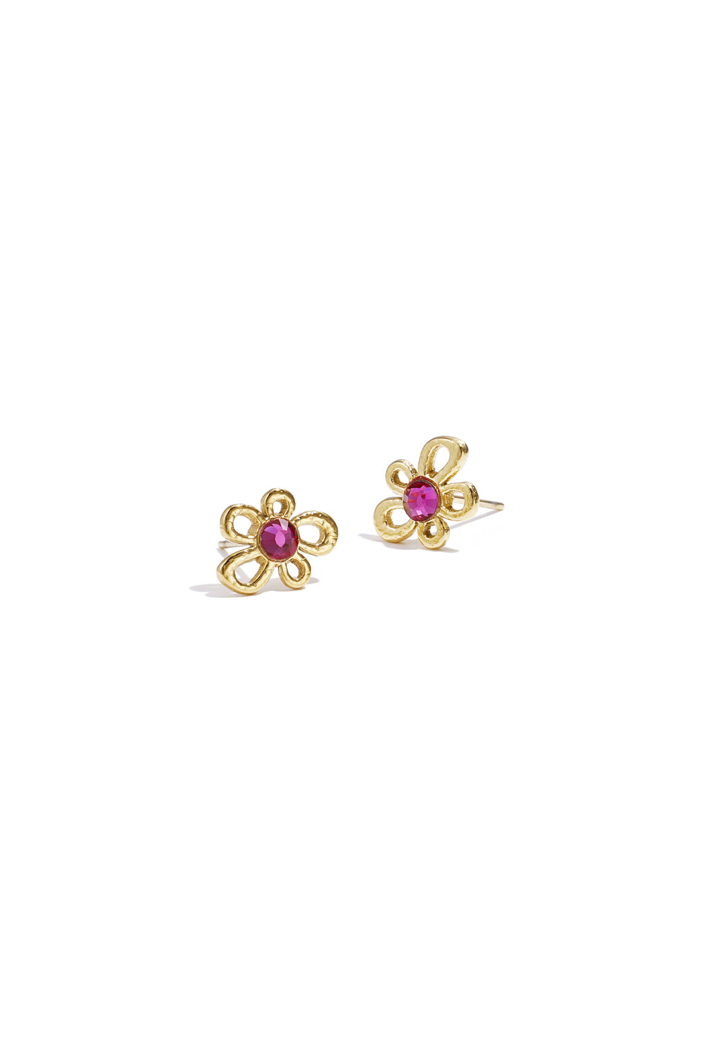 Edelstahl-Ohrstecker, schlichtes Blumenmuster, Alltagsschmuck, Damenschmuck