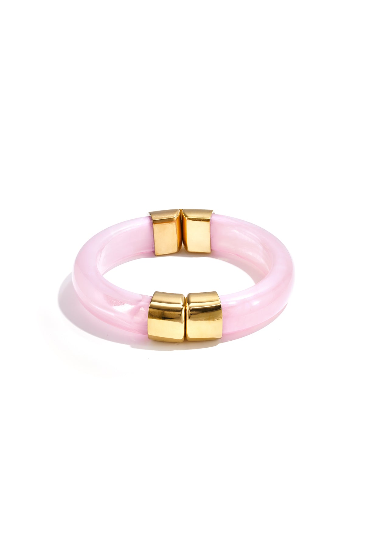 Massives Armband mit goldenen Details